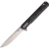 Tekto Knives F2 Bravo Linerlock CF/Silver
