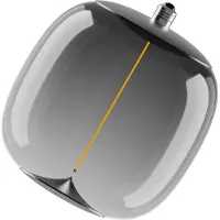 Osram Vintage 1906 Big Oval, røyk, E27, 1 800 K, glødetråd