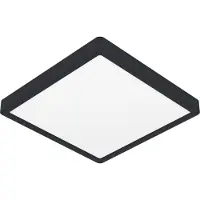 Eglo connect Smart-LED-utenpåliggende lampe Fueva 6-Z, svart, 29 cm
