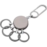 Troika nøkkelknippe PATENT/Farge blank