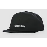 Sour Solution Solution Snapback Caps svart