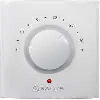 Salus termostat med drejeknap til gulvarme