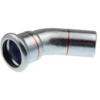 Vsh Fabrieken Xpr carbon elbow 45 deg. fø 54