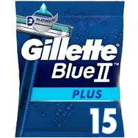Gillette Blue II Plus Engangshøvler, x-15Pakn.