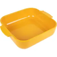 Peugeot APPOLIA firkantet fat 28 cm Saffron Yellow