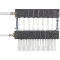 Roth Universal isolering til alle fordelerrør, sæt består af 2 stk. 1 sæt passer til 2 x 8 afgreninger