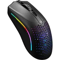 Glorious Model O 2 Mini Wireless - Matte Black - Gaming mus - Optisk - 5 knapper - Svart