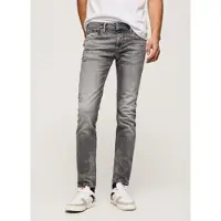 Pepe Jeans for man. PM206322UE7 Jean Hatch gray (40/30), Black, Casual, Denim, Organic Cotton, Sustainable
