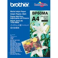 Brother BP60MA Matte Inkjet Paper - Mat - A4 (210 x 297 mm) - 145 g/m² - 25 ark papir