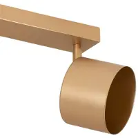 Argon Downlight Chloe justerbar med 3 lyskilder, gull