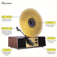 Fuse Audio REC - Audio Technica pick-up - Platespiller Brun