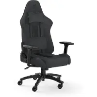 Corsair TC100 RELAXED gamingstol, stoff, opptil 120 kg, grå og svart
