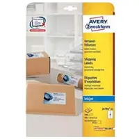 Avery Etiketter J8165-25 QuickDRY hvid til inkjet 99,1x67,7 mm - (8 stk. x 25 ark)