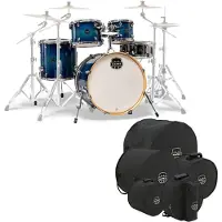 Mapex Armory 22 Rock Fusion 5pc Shell Pack w/Bag Set Blue Wave Burst