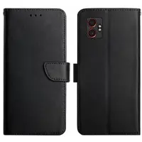Mtp Products Samsung Galaxy XCover7 Pro Lommebok-deksel i Lær med Stativ - Svart