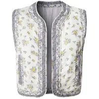Pepe Jeans for woman. PL402604 Waistcoat Sol beige (XS), Casual, Cotton