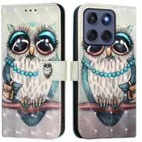 Mtp Products Motorola Edge 60/60 Fusion Wonder Series Lommebok-deksel - Ugle