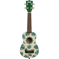 Kala Ukadelic Soprano Ukulele Monstera