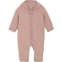 Huttelihut Ull Fleece Heldress Teddyører Mahogany Rose (86 / 1,5 år)