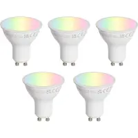 LUEDD Sett med 5 GU10 50mm LED-pærer Klar 4,7W 400 lm 2200-2400K