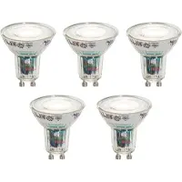 LUEDD Sett med 5 smarte GU10 50mm LED-pærer klare 4,8W 400 lm 1800-6500K