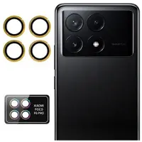 Mtp Products Xiaomi Poco F6 Pro Hat Prince Kamera Linse Beskytter - Gull