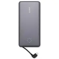 Anker PowerCore+ Pro 10000mAh kraftbank med lynkabel - grå