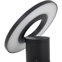 Arcchio LED-gatelampe Tovio, høyde 81 cm, sensor, antrasitt