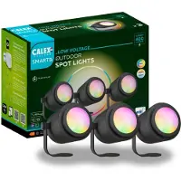 Calex Smart Outdoor Spotlight, jordspyd, sett med 3 stk