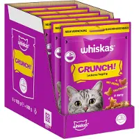 Whiskas Crunch med kylling, kalkun & and - 6 x 100 g