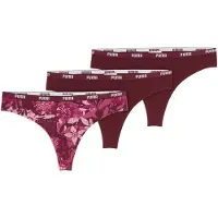 Puma Women's Strings (3-Pack), Clothing, Scarlet Red, S