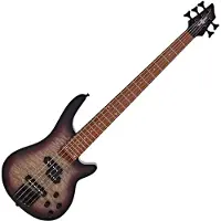Gear4Music Chicago Select 5-String Bass Guitar by Purple Burst