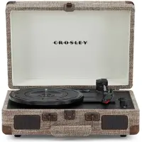 Crosley Cruiser Deluxe Turntable with Bluetooth Out Havana