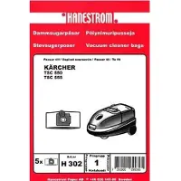Haneström Støvsugerposer, papir, 5st.
