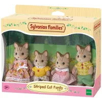 Sylvanian Families Stripete Kattefamilie