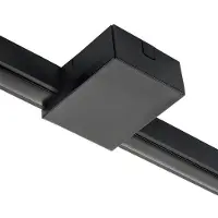 SG ARMATUREN Zip bevegelig skinnetilkobling 230V, svart