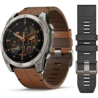 Garmin Fenix 8, 3,56 cm (1.4"), AMOLED, Berøringsskjerm, 32 GB, GPS, 92 g