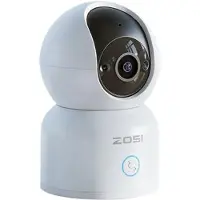 ZOSI C518 3MP HD innendørs Wi-Fi-overvåkningskamera - hvit