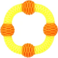 Flamingo hundeleketøy Lipa ring med baller - Ø 19 x H 4,9 cm