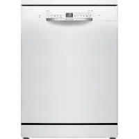 Bosch Serie 2 SMS2HTW02E, Frittstående, Full størrelse (60 cm), Hvit, Hvit, Knapper, 1,75 m
