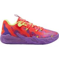 Puma MB.03 Lo Lava Basketball Shoes, Shoes, Purple Glimmer/Red Blast, 46