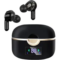 Mtp Products Dual-Driver TWS Øretelefoner med LED-Display T22 - Svart