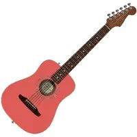 Fender California Standard Redondo Mini with Bag Spruce Top Fiesta Red