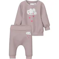 Name it Joggedress - NbfVrillie - Polert Lilac/Cloud - - 68 - Joggedress