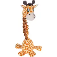 TIAKI hundeleketøy giraff med elastisk hals - L 60 x B 19 x H 13 cm
