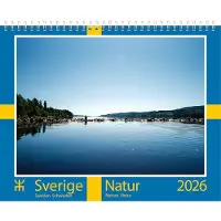 Adlibris Veggkalender Sverige Natur 2026 Almanacksförlaget