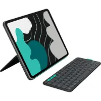 Logitech Flip Folio iPad Pro 13" (M4) & Air 13" (M2 & M3) - Tastatur & Foliosett - Nordisk - Svart