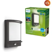 Philips LED-vegglampe utendørs Samondra UE, sensor