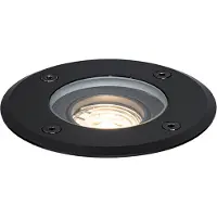 QAZQA Moderne utendørs jordspot svart 35 mm justerbar IP65 - Delux
