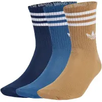 Adidas Originals Sokker - 3-pack - 3S Crew - Ashblu/Nindig/Kort - - 31/33 - Sokker
